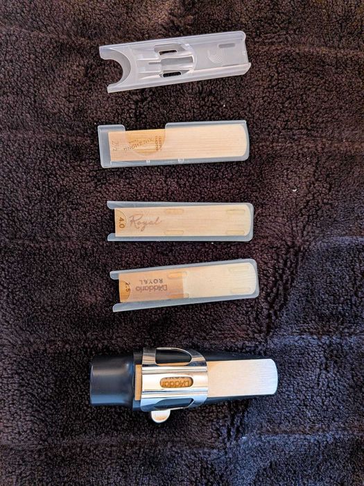 Sax Alto Prata, pouco utilizado