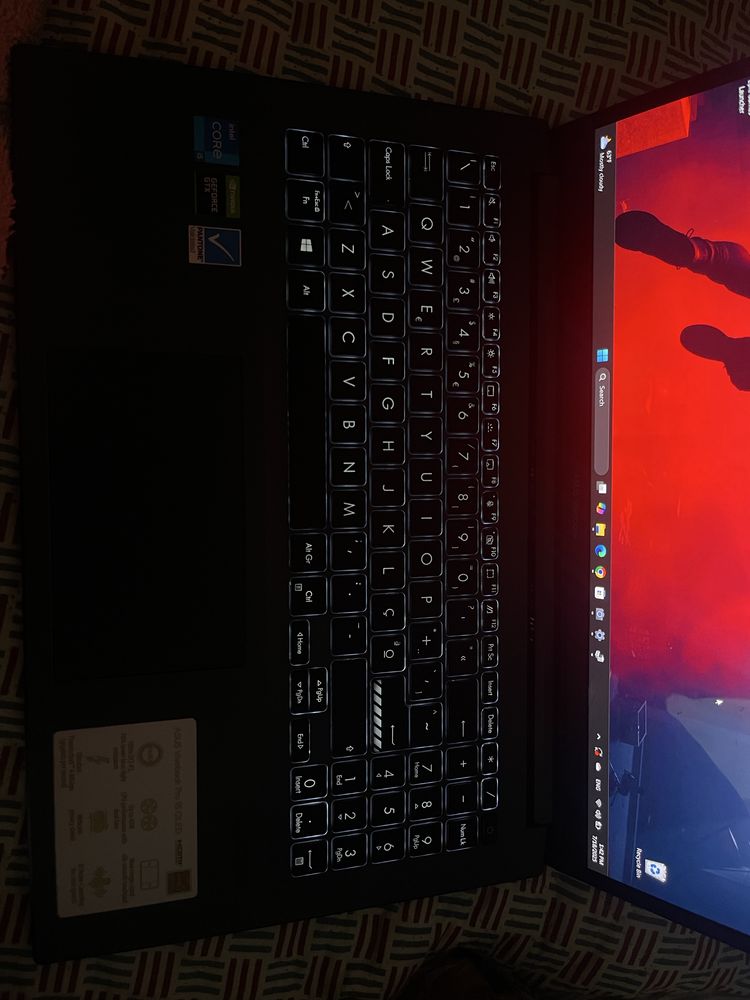 ASUS Vivobook Pro 15 OLED, GTX 1650, 512 SSD, i5 11th Gen