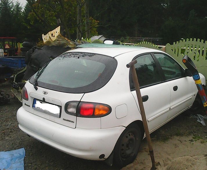 Zderzak Tył Absorber Belka Zderzaka Lampy Lift Tył Daewoo Lanos Hathb