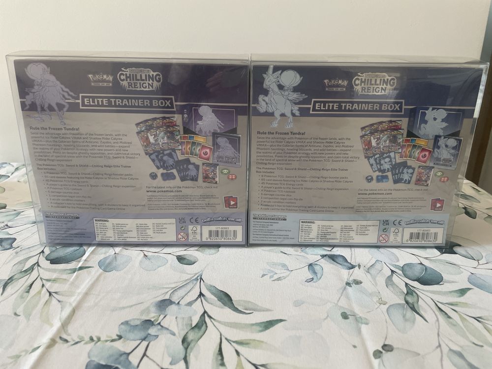 Pokemon TCG  Sword & Shield Chilling Regine ETB