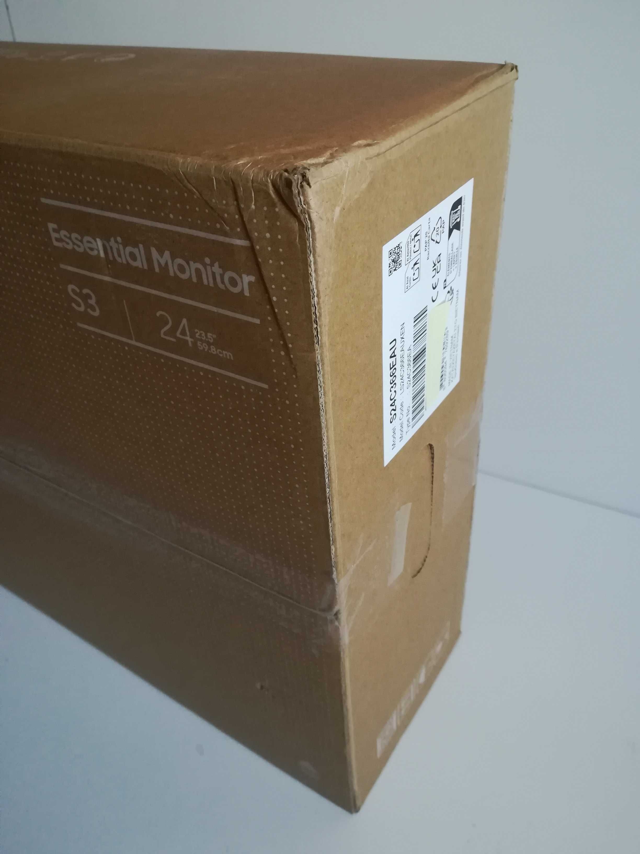 Karton pudełko po monitorze Samsung Essential S3 24" S24C366EAU