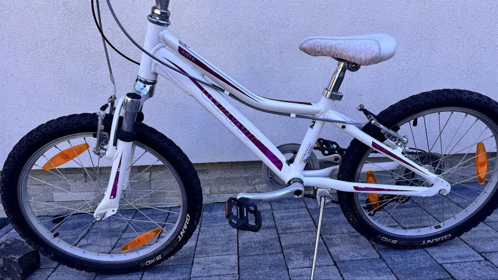 Gwarancja rower Giant koła 20” dla dziewczynki ok4-7 lat