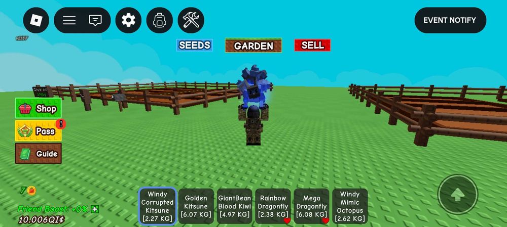 Пети grow a garden