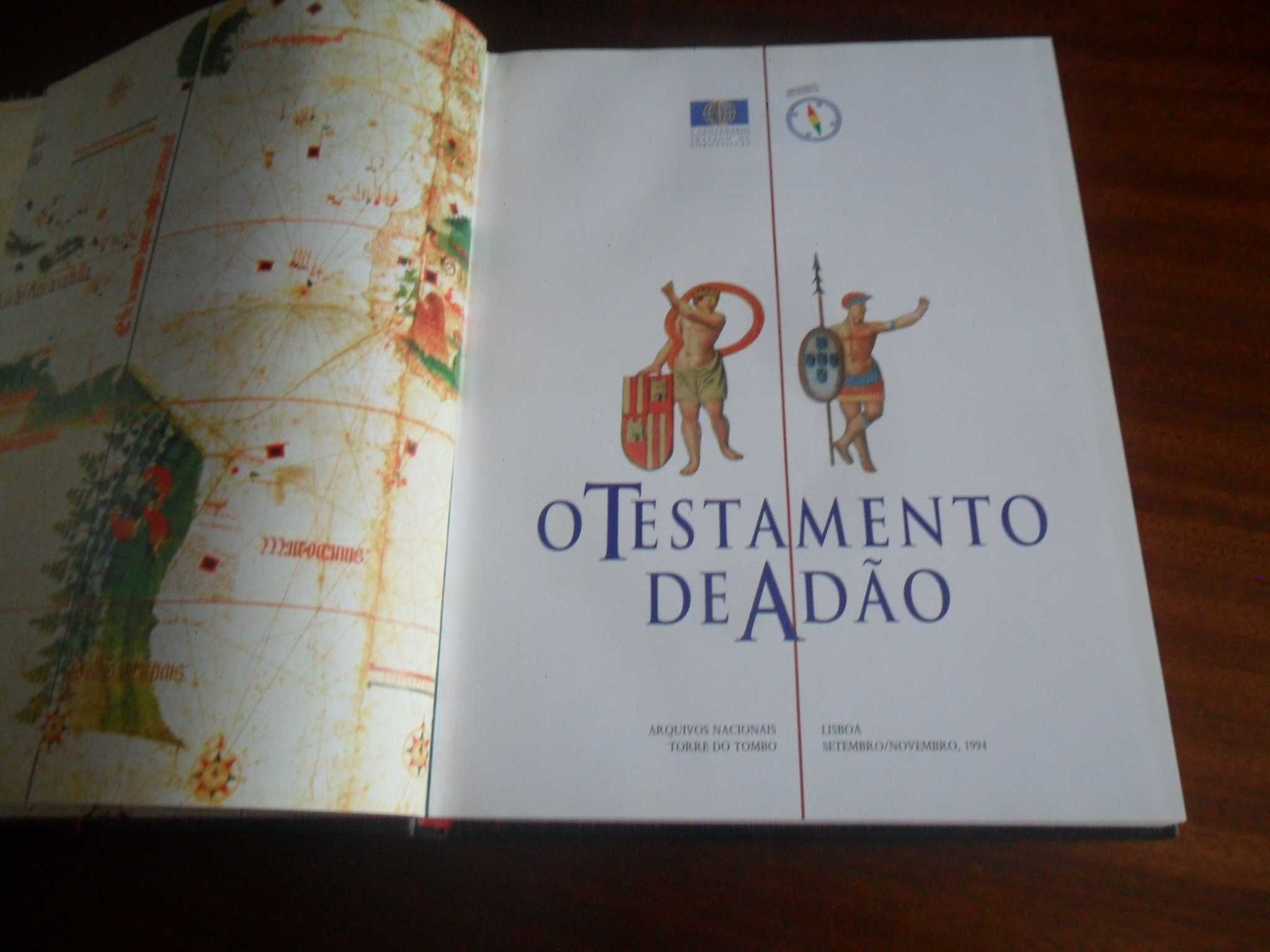 "O Testamento de Adão" de Vasco Graça Moura e Outros - 1ª Edição 1994