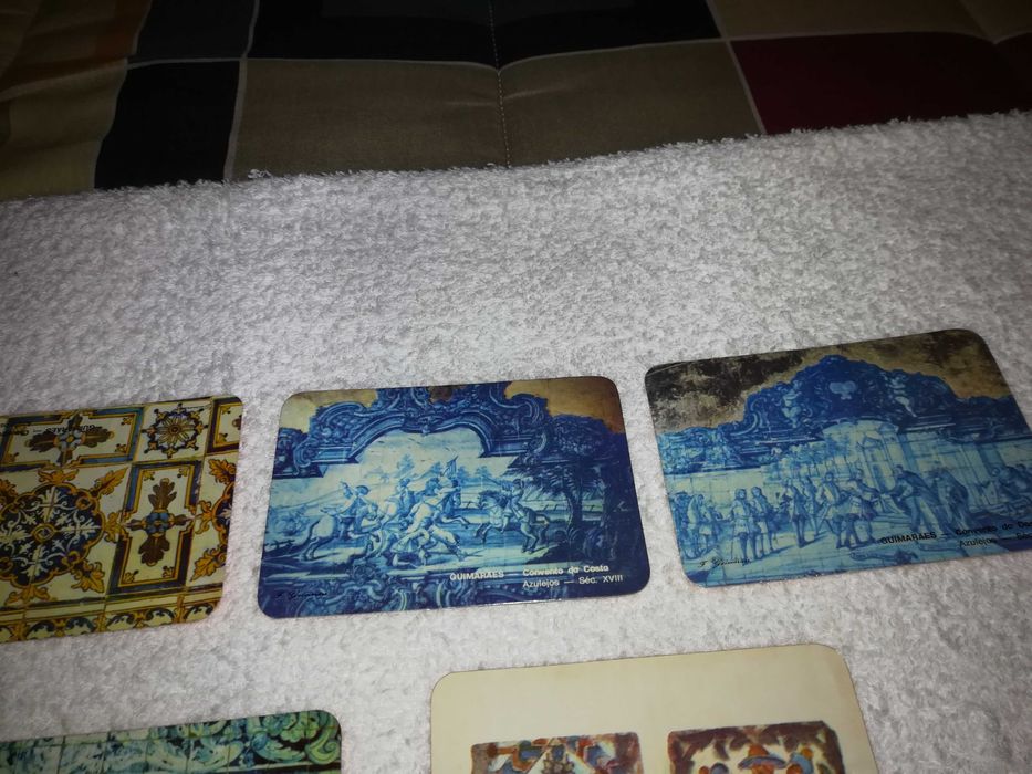 azulejos da cidade de guimarães (9 calendários) coleção 1985