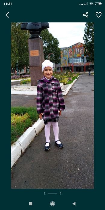 Рубашка, свитер, кофта, пальто, піджак на дівчинку