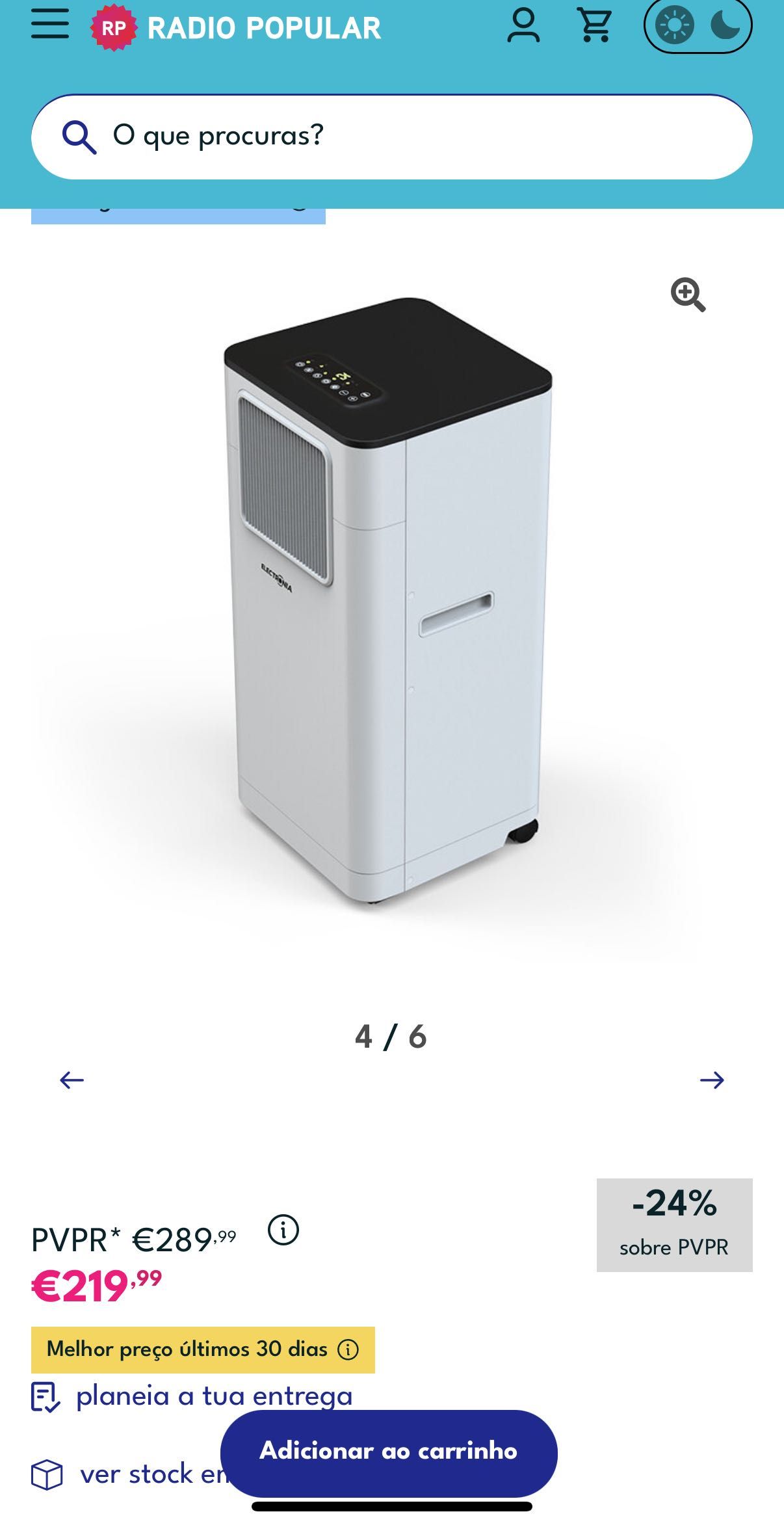 Ar condicionado portátil