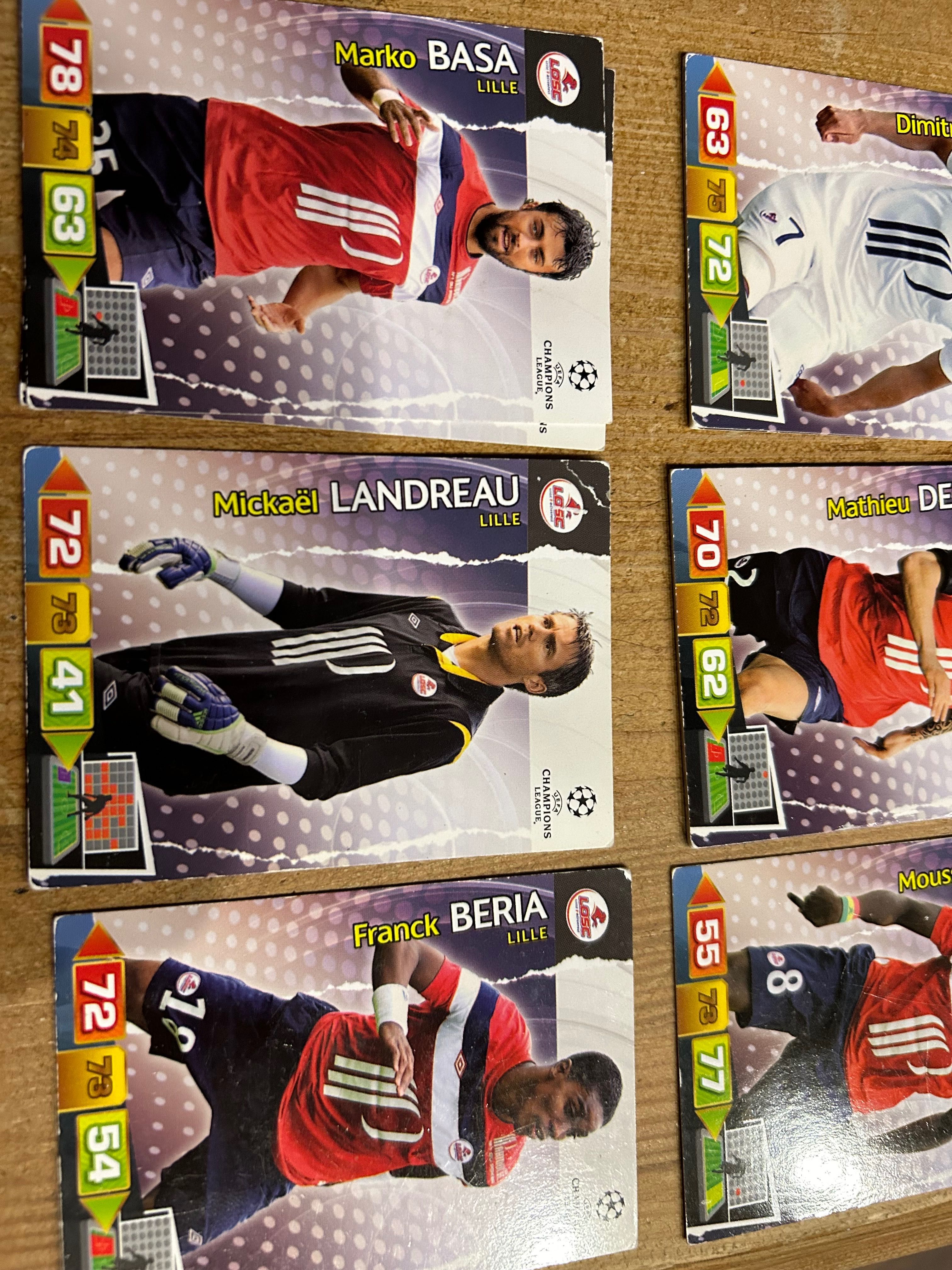 Panini Lille champions league 11/12 9 kart polecam