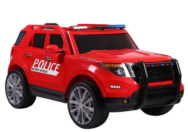 Auto na Akumulator CH9935 Policyjne Czerwone 2x45W Od ręki!