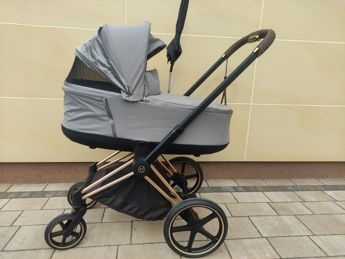 Wózek Cybex Priam 2.0 2w1 rose gold spacerówka i gondola