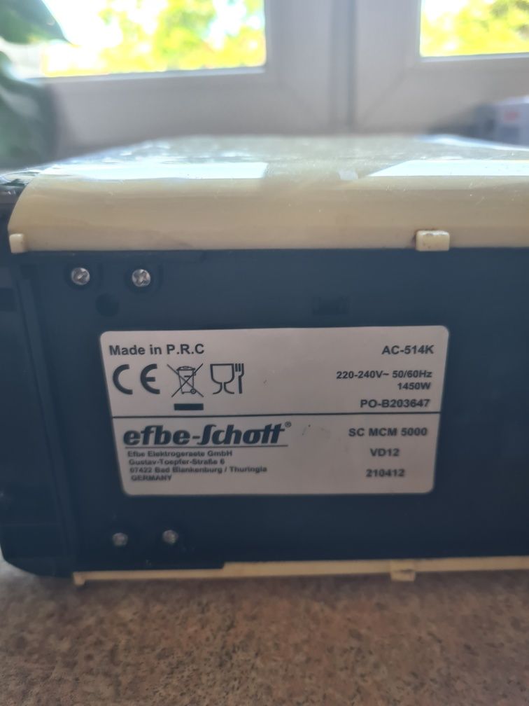 Ekspres do kawy kapsułkowy Efbe-Schott o mocy 1450W