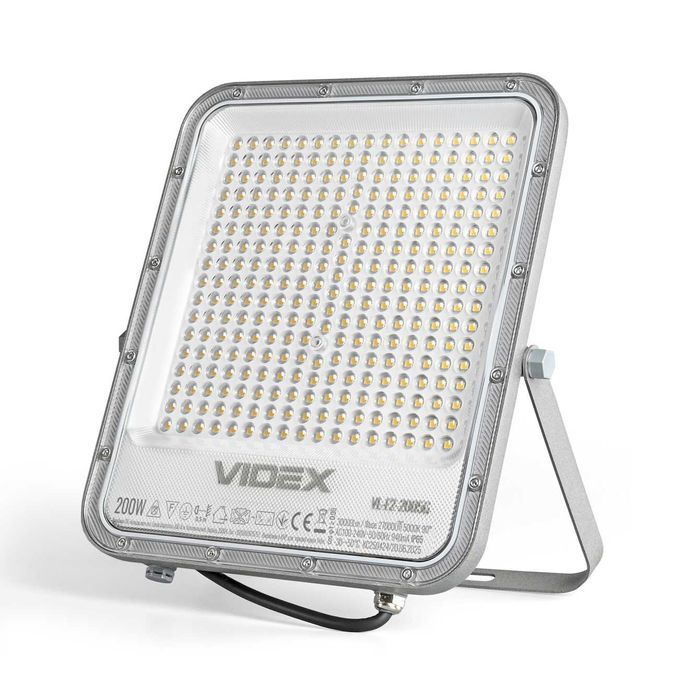 Потужний LED прожектор VIDEX PREMIUM F2 від 30W до 400W. Гарантія 3р