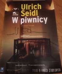 Urlich Seidl W piwnicy plakat filmowy AUTOGRAF unikat