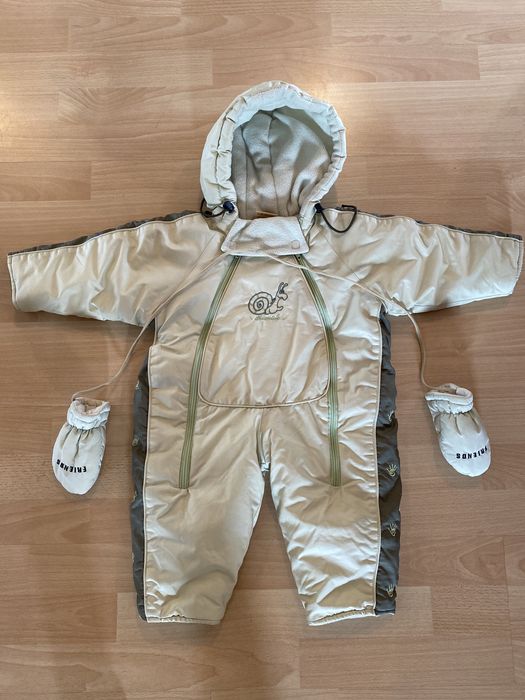 Kombinezon dzieciecy cieply puchowy zimowy jesienny 74