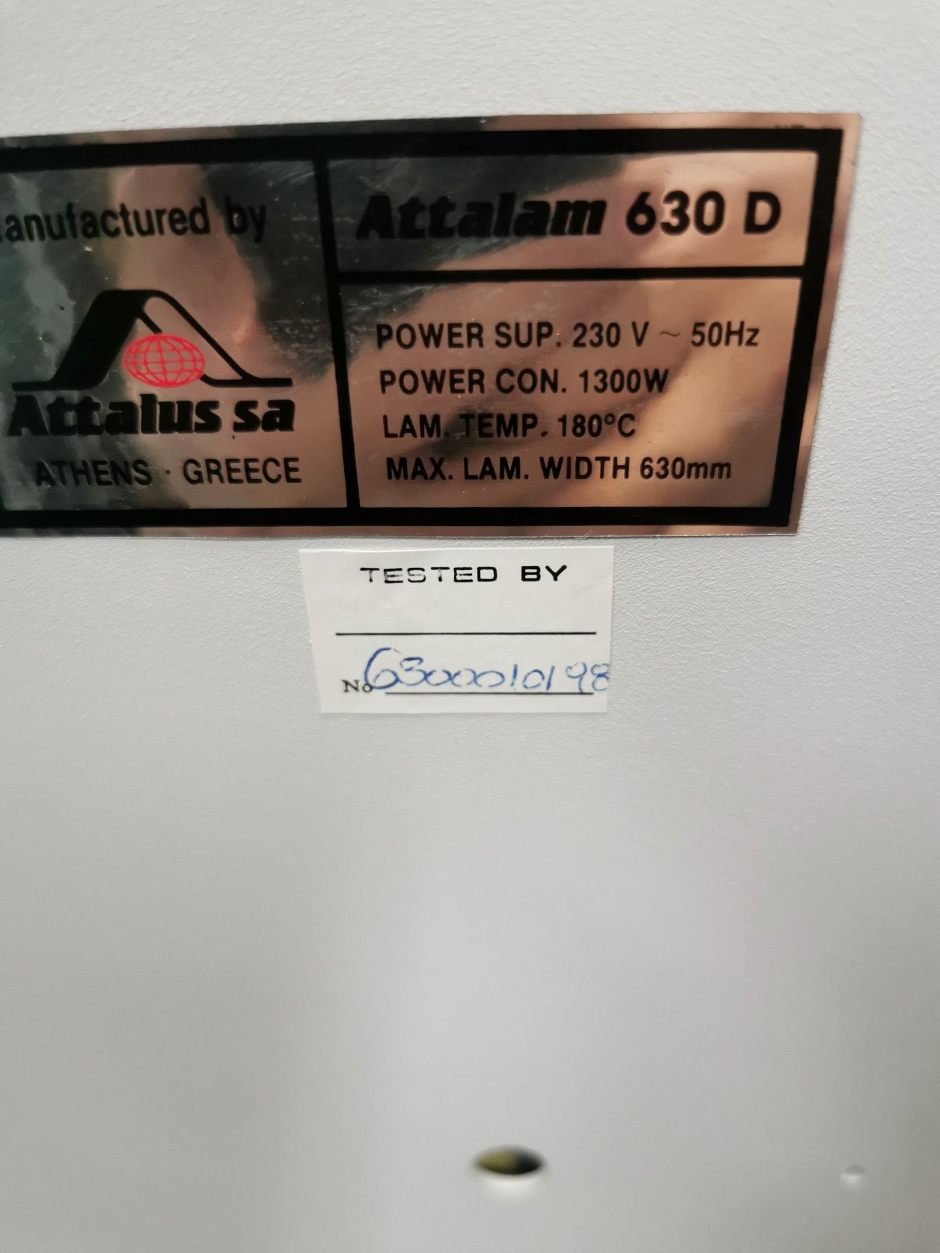 Ламінатор Attalus Attalam 630d 630мм А1 формат