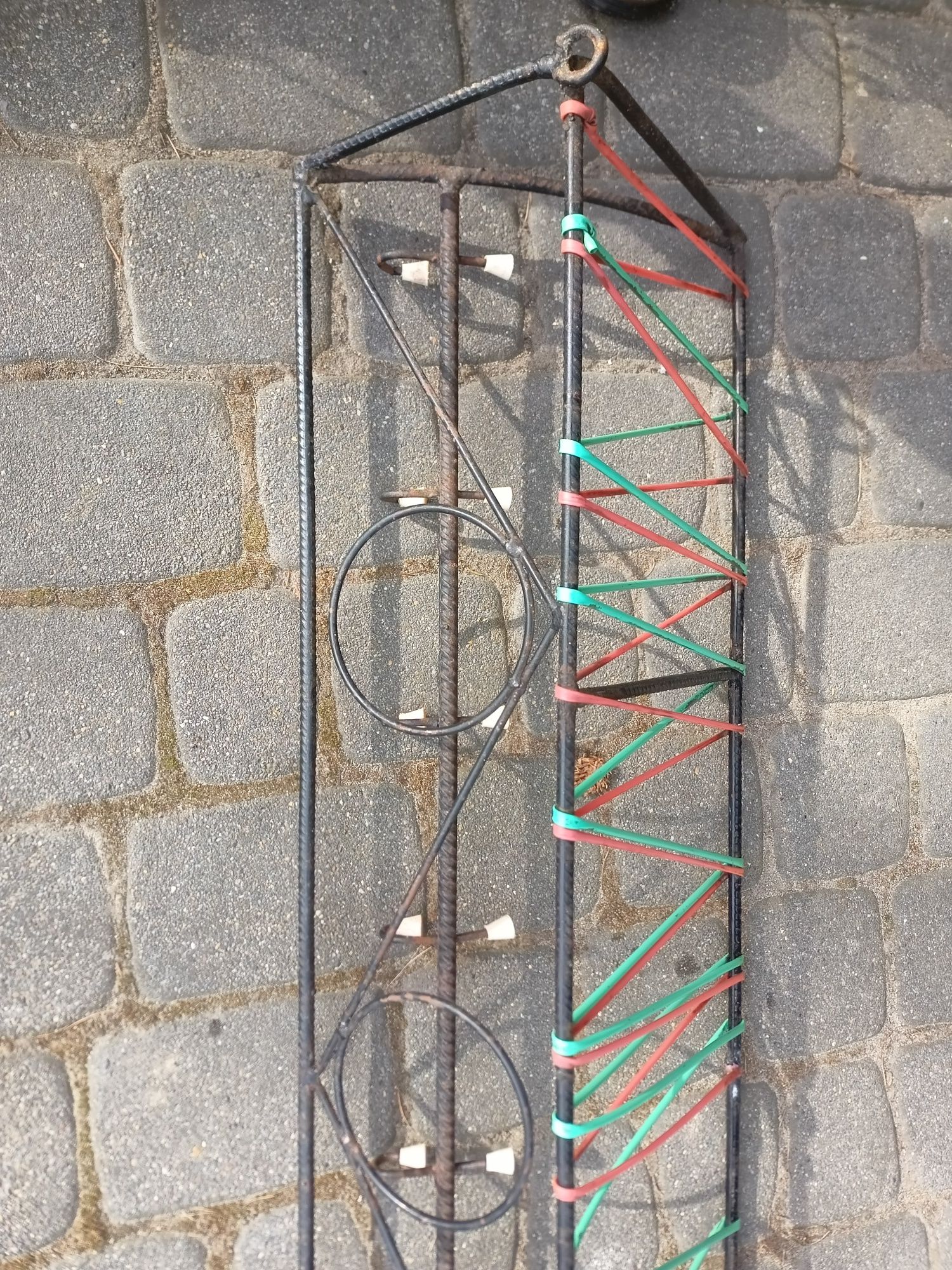 Wieszak metalowy żyłkowy PRL 100 cm