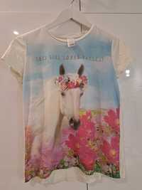 Bluzka T-shirt z koniem C&A