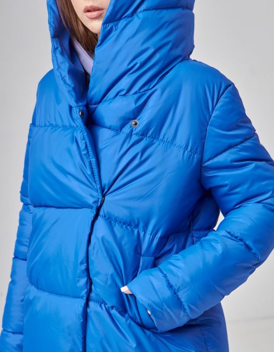 Куртка пуховик жіноча довга