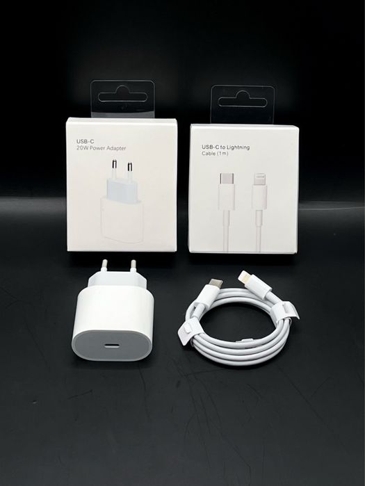 Zestaw iPhone: Ładowarka do Apple i Kabel Lightning | NOWE