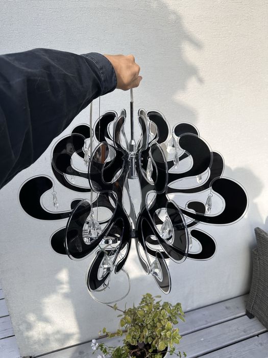 Żyrandol z kryształami