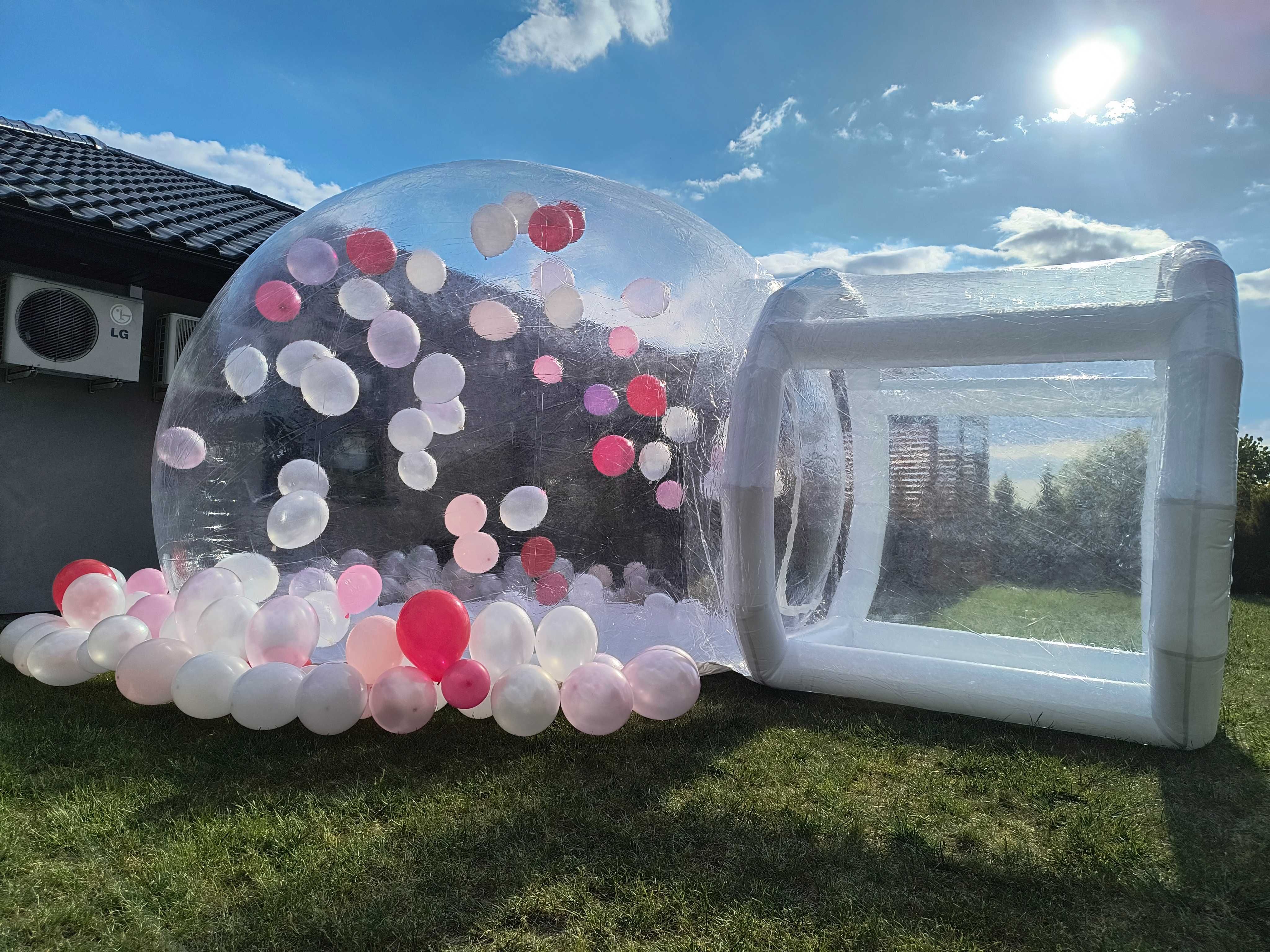 Dmuchaniec Dmuchany Domek Iglo Bańka Bubble House Tent Wirujące Balony