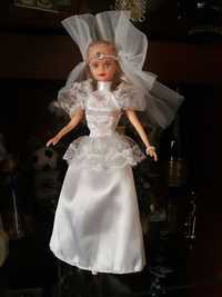 Кукла невеста в свадебном платье фате кукла 90х