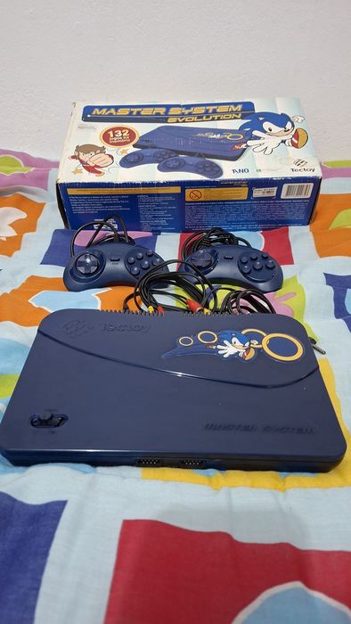 Master system oficial tectoy evolution raro na Europa
