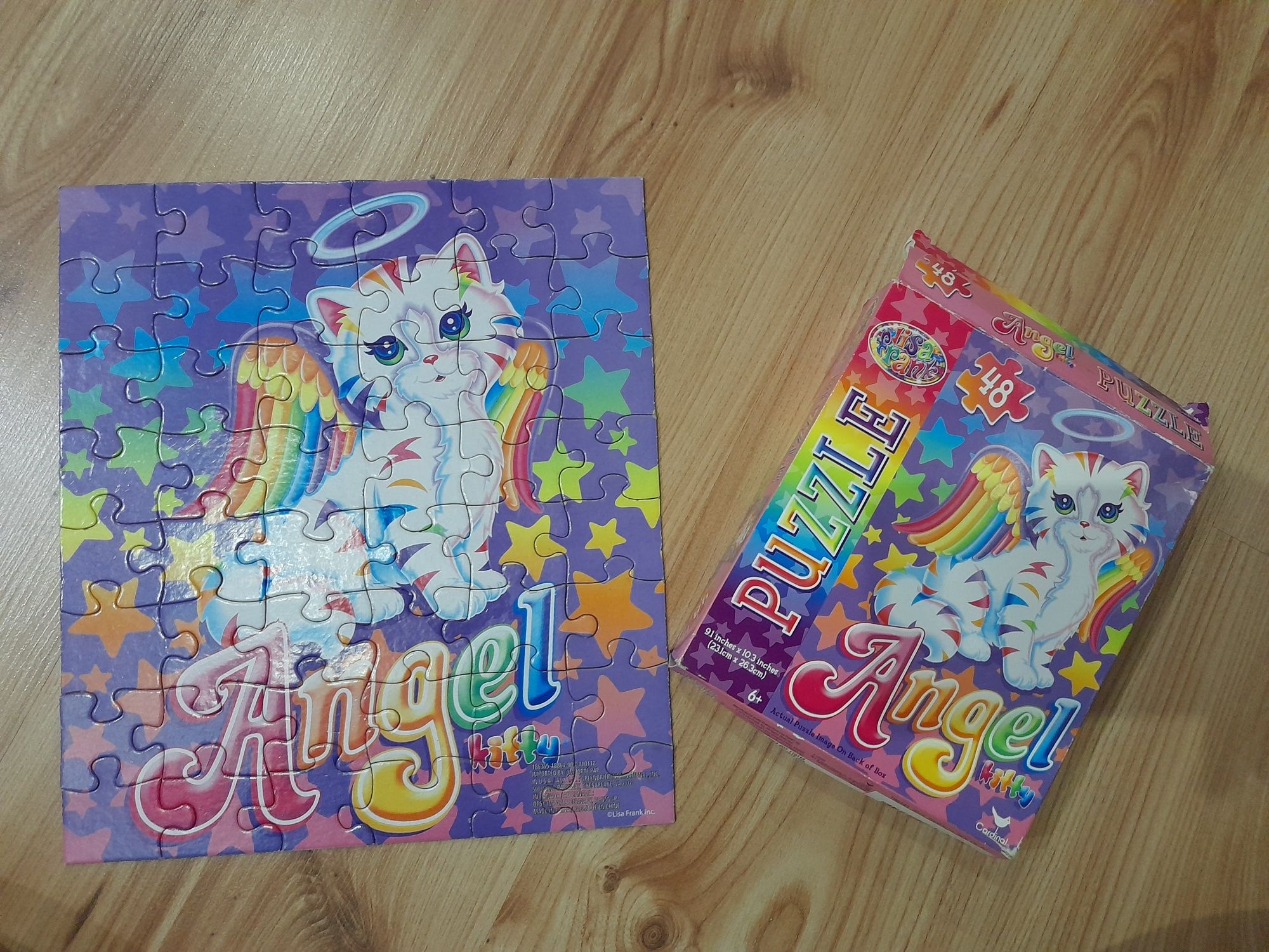 Puzzle 48 elementów dla dziecka kotek Angel