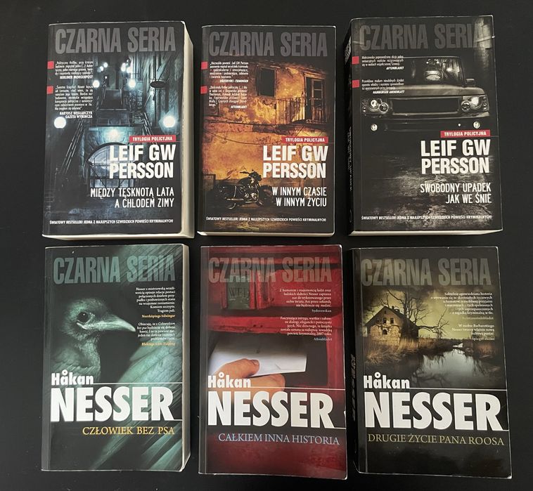 Kryminały Czarna Seria Leif GW Persson i Hakan Nesser
