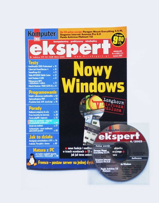 Komputer Świat Ekspert 4/2005 (17) kwiecień 2005 + CD