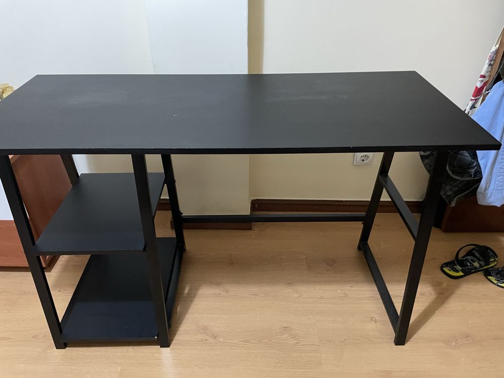 Mesa Secretária Kasa Preta, 120x50