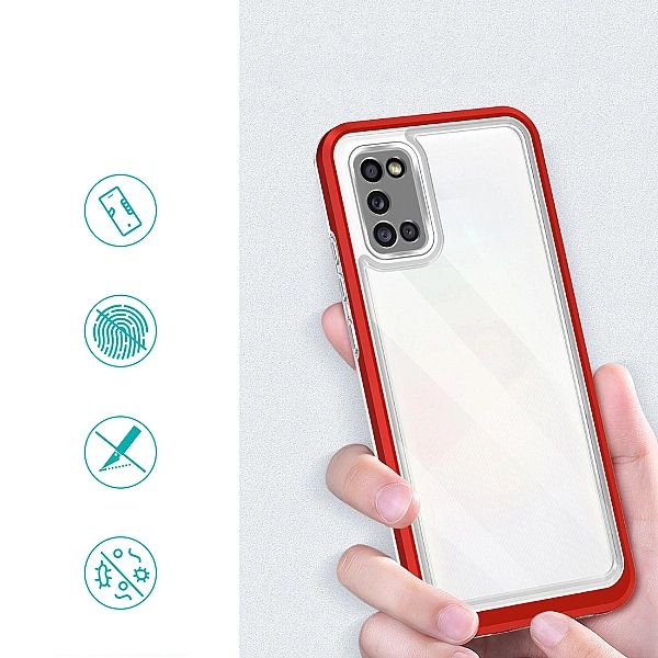 Clear 3in1 etui do Samsung Galaxy A03s (166) żelowy pokrowiec z ramką