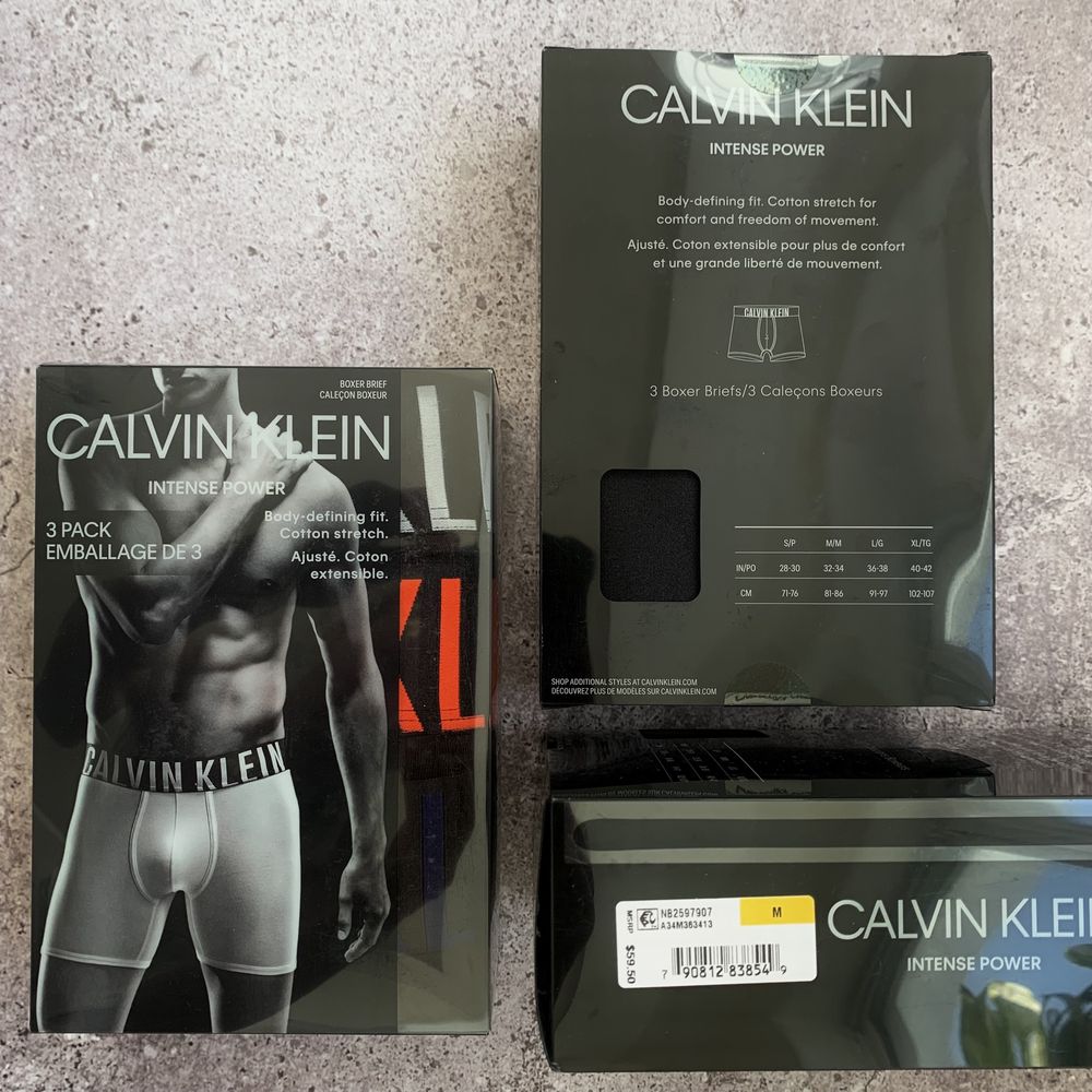 Нові чоловічі /боксери/брифи/труси /100% оригінал/Calvin Klein