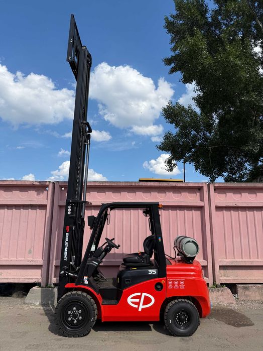 Новий газ-бензин навантажувач ЕР 35T8, 3.5т, 4.8м, двигун Nissan К25