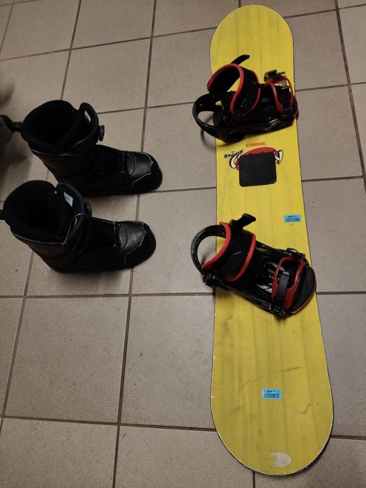 Deska snowboardowa Nitro 132 buty Burton 25cm