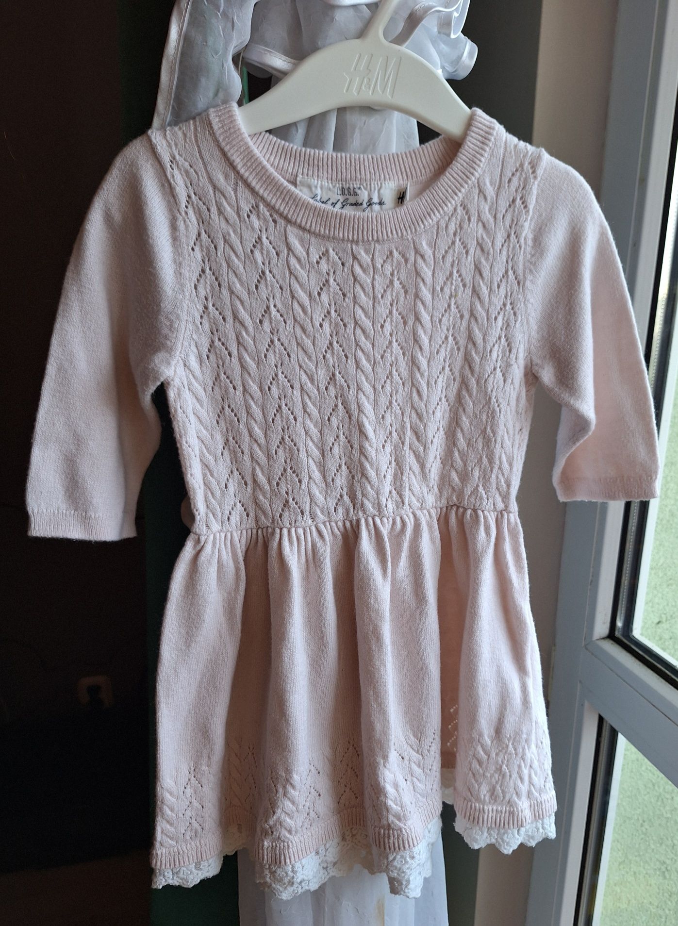 Prześliczna sukienka 92 H&M świąteczna elegancka okazje i na codzień