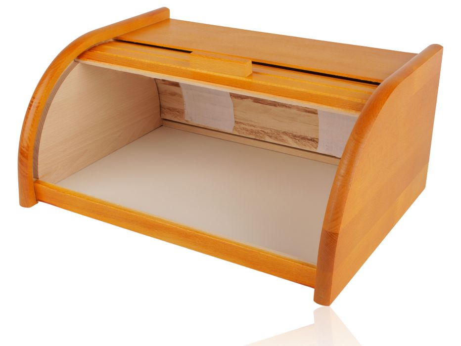 Chlebak Drewniany Modrzew - Stylowy Chlebak w Odcieniu Modrzewia