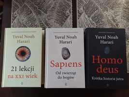 Yuwal Noah Harari trylogia: 21 lekcji na XXI wiek, Homo Deus, Sapiens