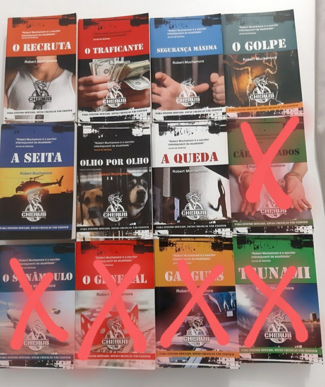 Livros coleção Cherub