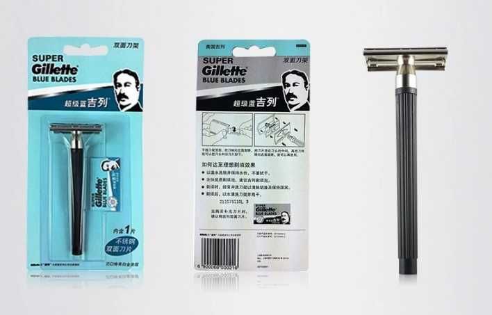 Станок для гоління Gillette Blue Blades +1 лезо в комплекті Т-подібний