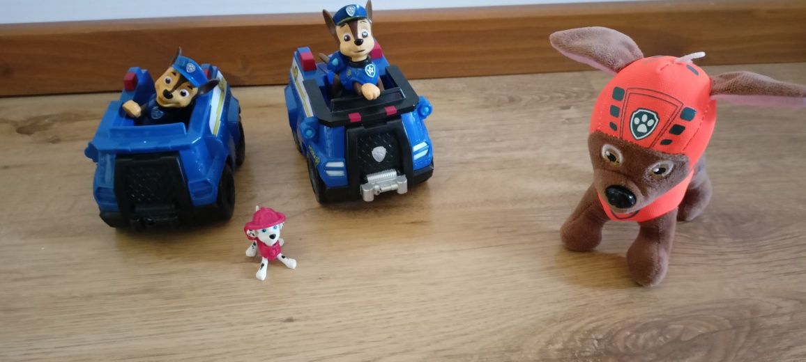 Pojazdy Psi Patrol auta maskotka figurki