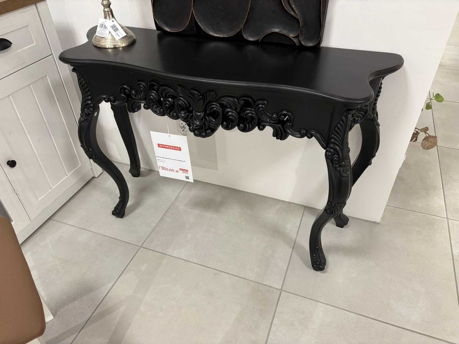 Konsola Wenecja 110 cm czarna matowa