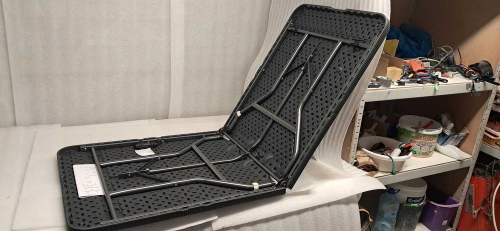 Stół Rattan 180 x 75 x 75 cm AREBOS AR HE KT 180 R cena ZIMA