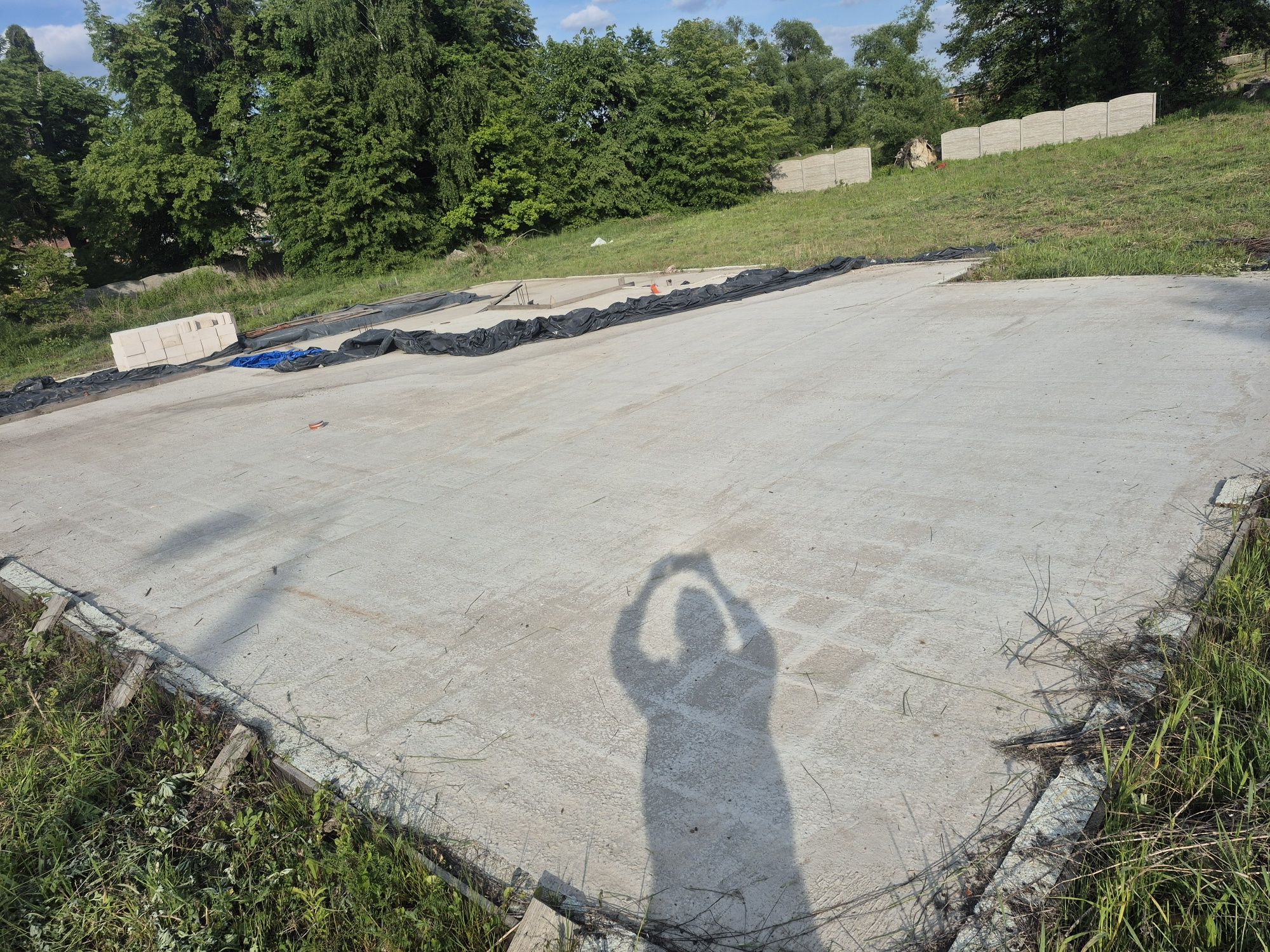 Duża działka uslugowo budowlana 3474m2,  240m2 plyty fun. dla domu Ada