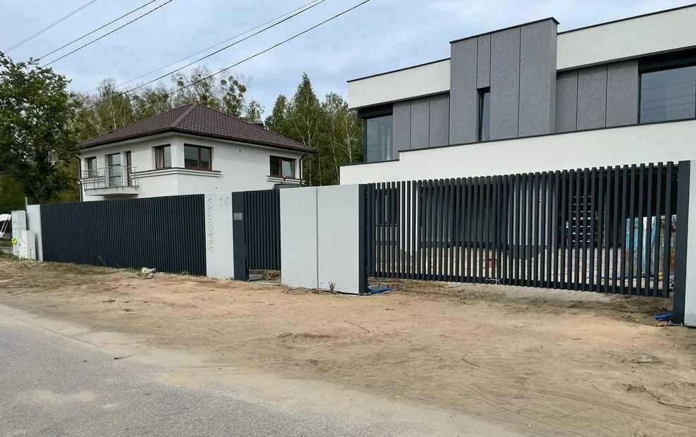 Ogrodzenie grzebieniowe płot nowoczesne ogrodzenie palisada pionowa