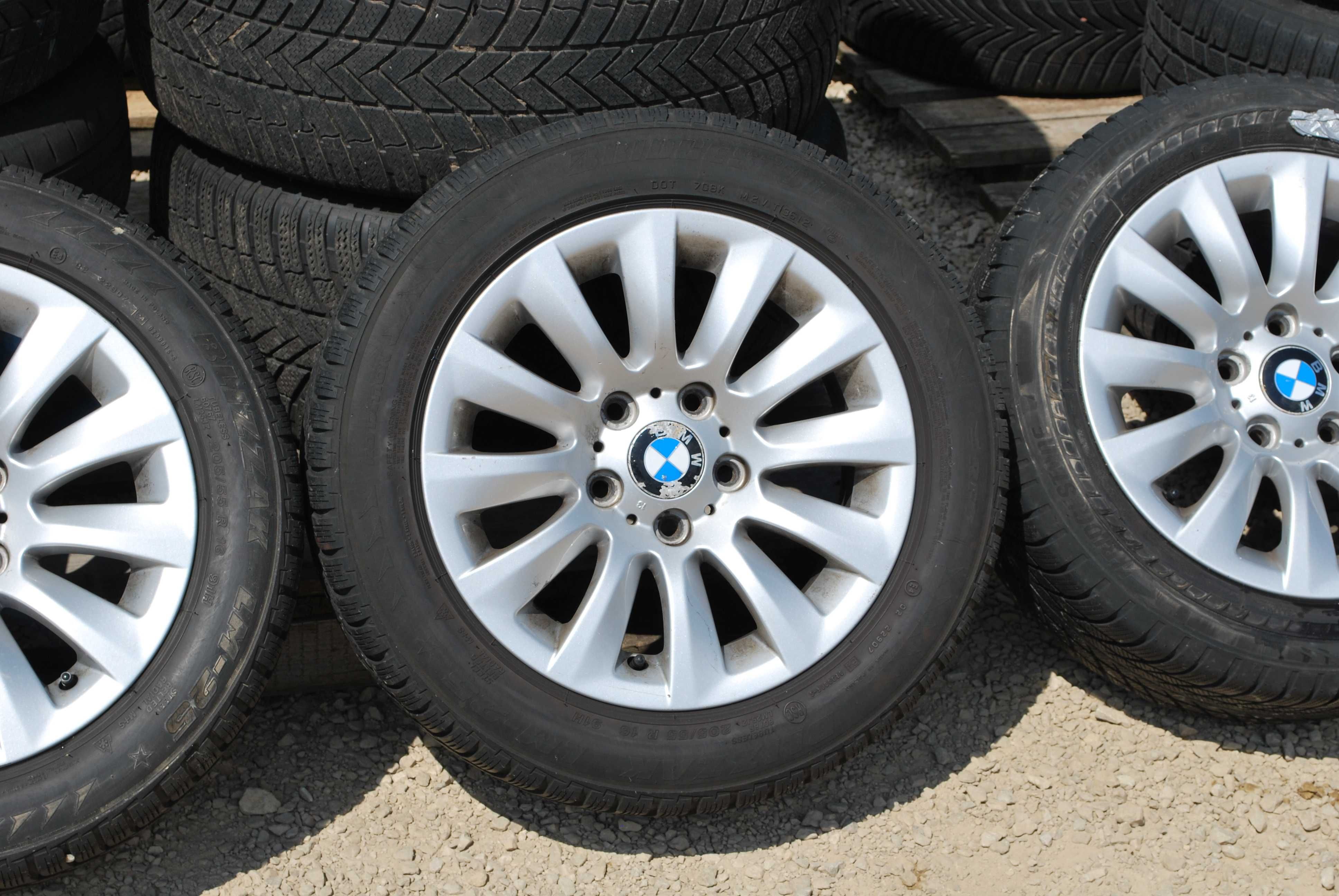 Koła 205/55 R16 5x120 Alufelgi + zimówki 6mm BMW F20 F21 E90 E91 E87