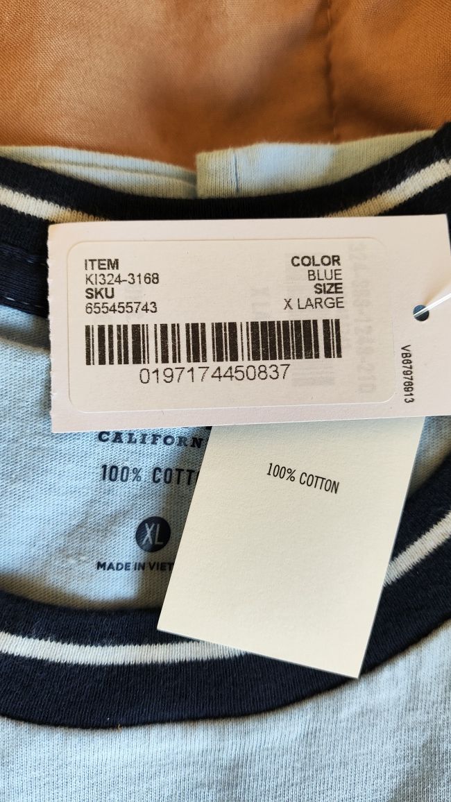 Hollister jasnoniebieski t-shirt rozm XL
