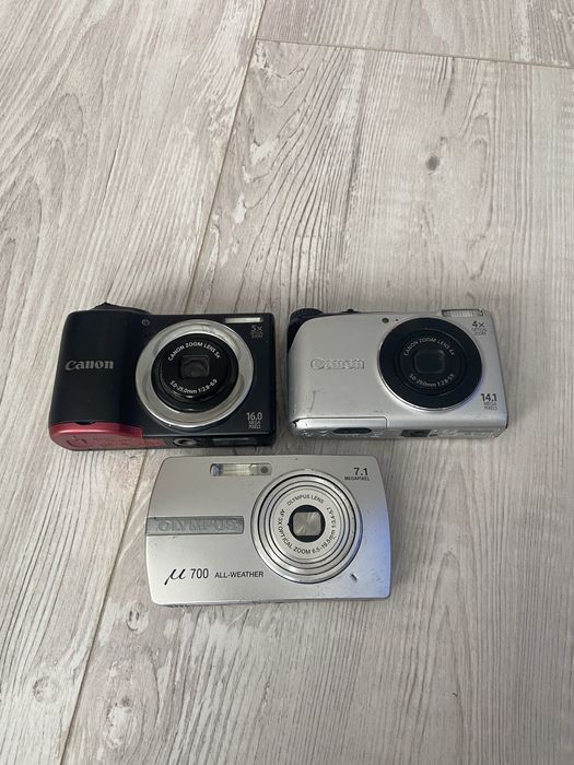 фотоапарати 3штуки