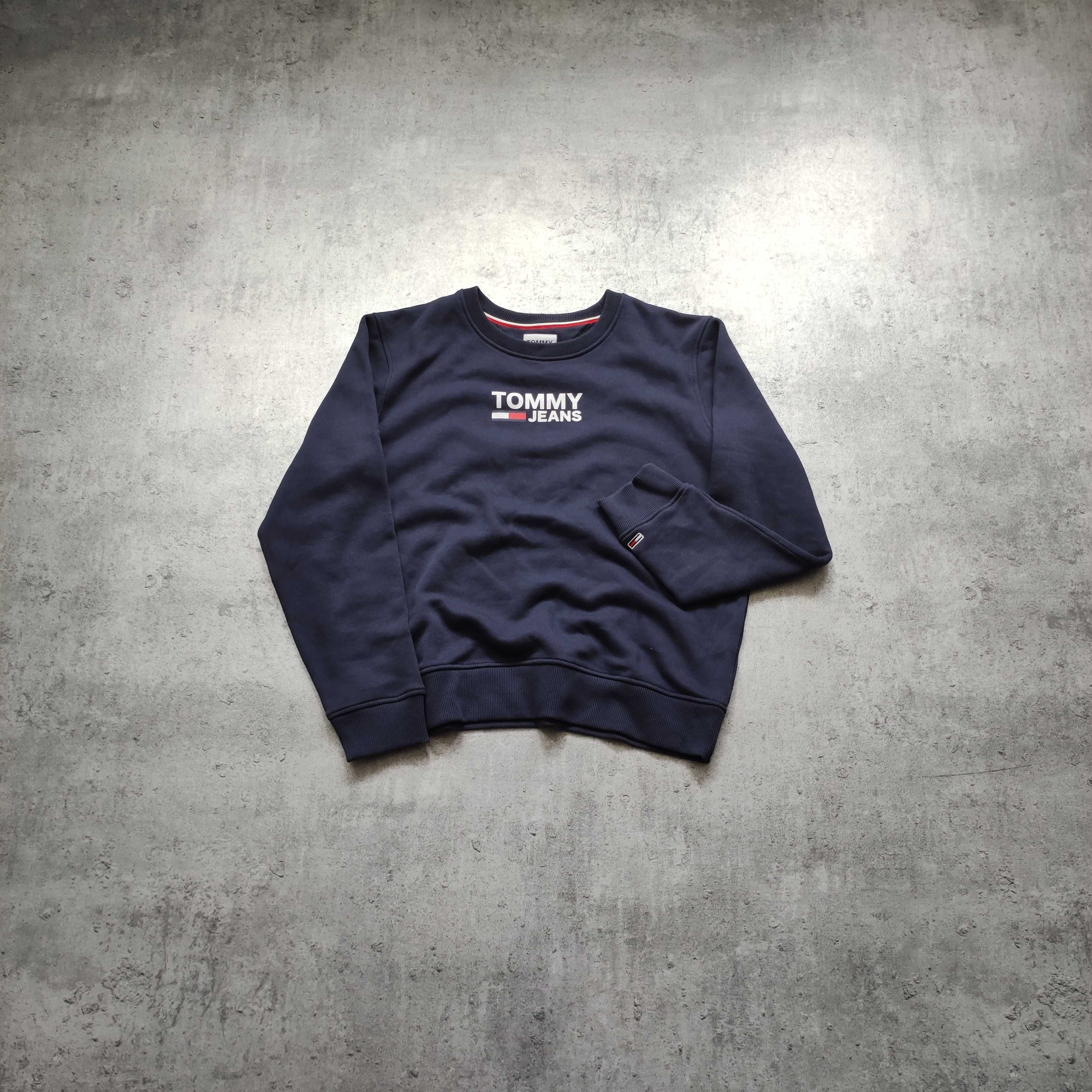 DAMSKA Bluza PREMIUM Granatowa Tommy Hilfiger Jeans Elegancka Logo