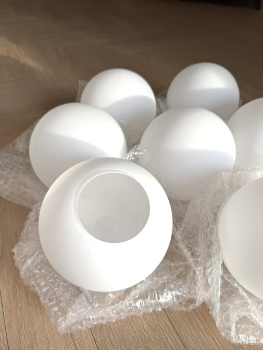 Klosz kula mleczna biala matowa kule klosze lampa